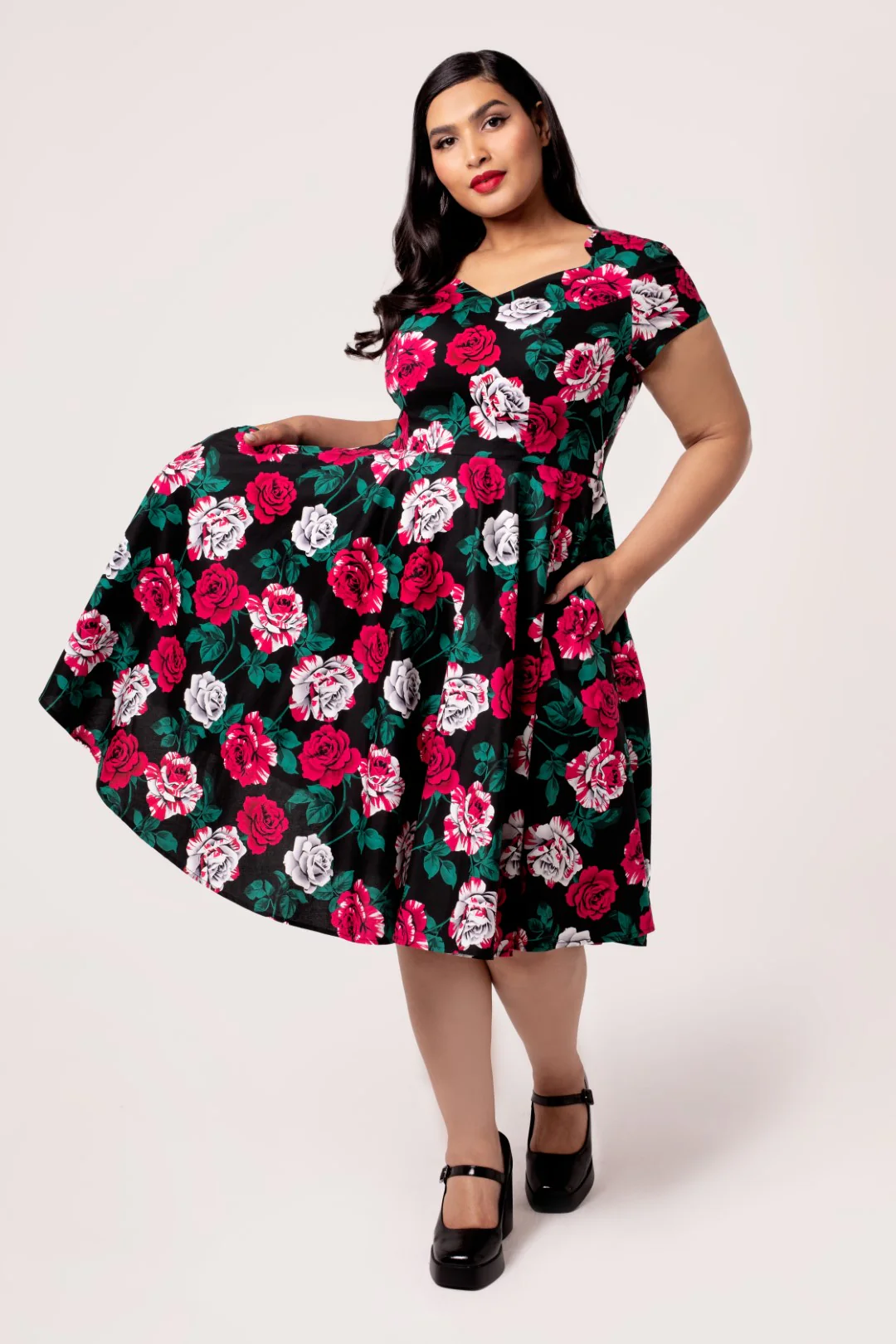 Paint Me Roses Dress - Image 6