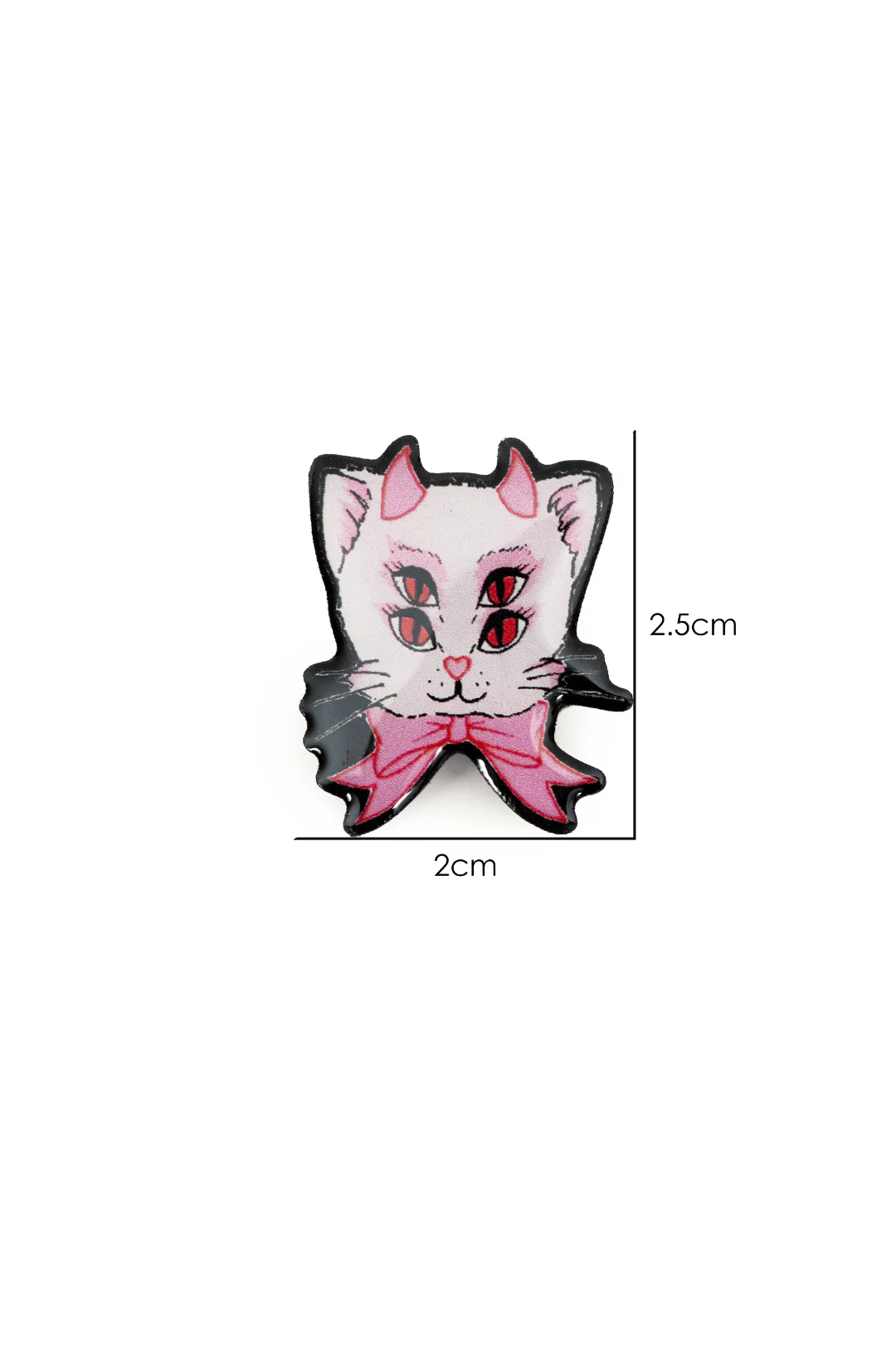 4 Eyed Kitty Pin - Image 5
